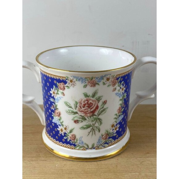 Vintage Double Handle Mug  "For My Sweetheart"  The National Trust English Fine - Picture 4 of 6